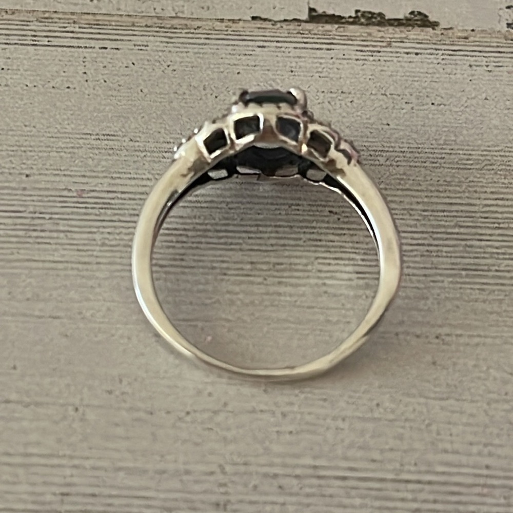 Sparkling Mystic Topaz Silver Ring. - Picture 5 of 8